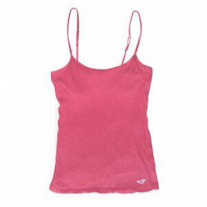 Hollister Burgundy Maroon Y2K 2000's Vintage Camisole Tank Top Blouse Women's S